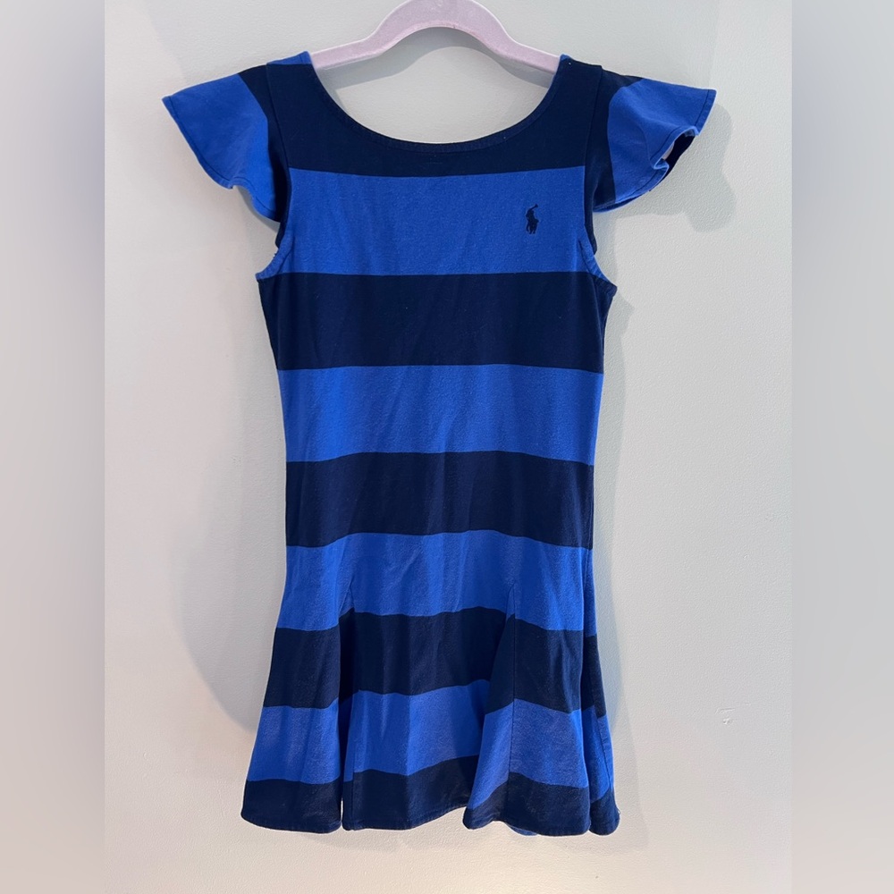 Ralph Lauren Blue Striped Dress